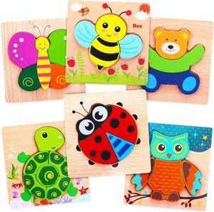 Wooden Toddler Puzzles Early Learning