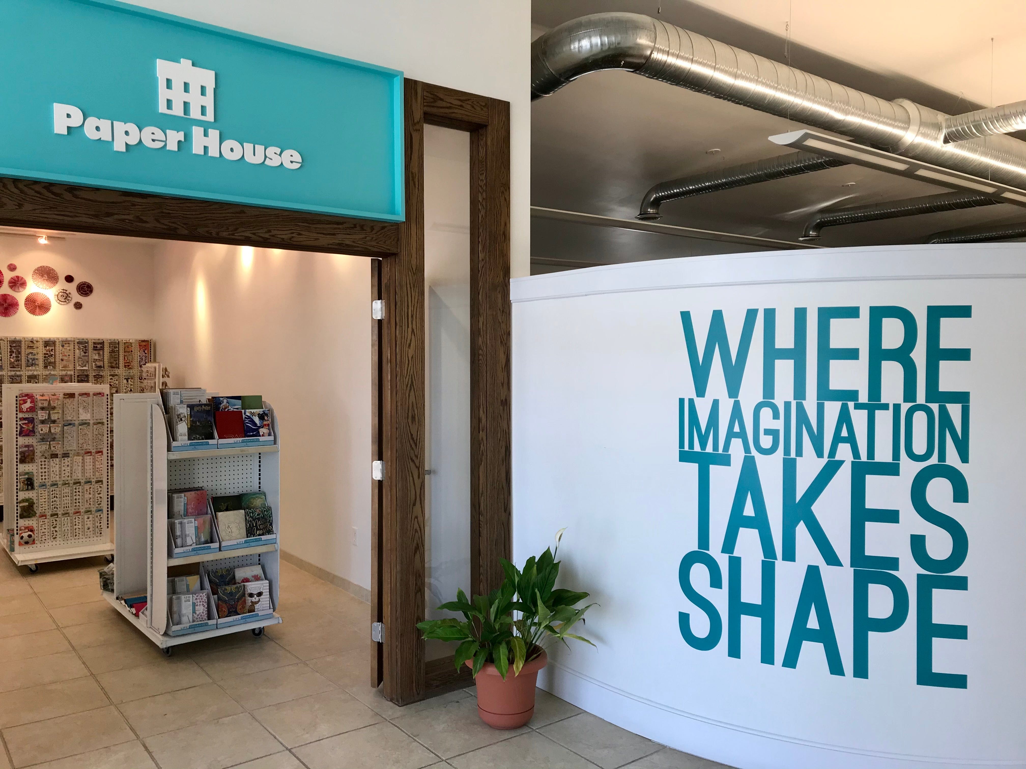 Paper House Productions design studio and printing operation background