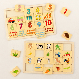 Animal Matching Wooden Puzzle Board