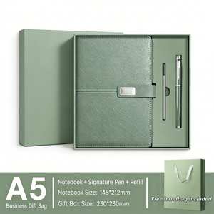 A5 Dotted Grid Vegan Leather Notebook Waterproof Travel Journal
