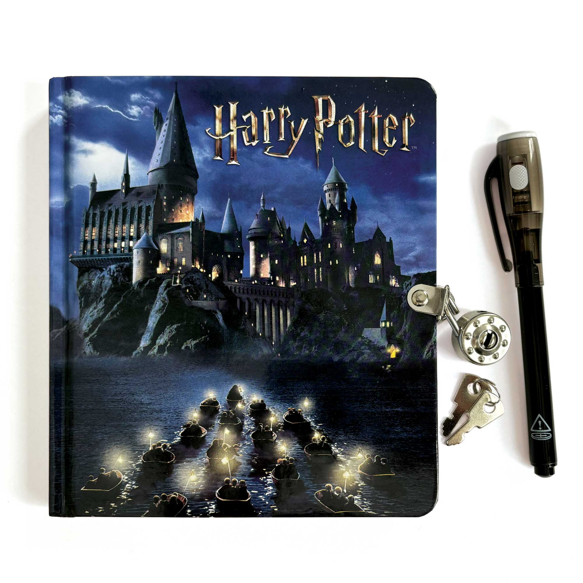 Locking Diary with Invisible Ink Pen and Silver Keys