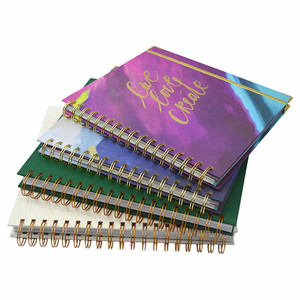 Luxury Lined Wholesale Leather Bullet Logo Notebook Planner