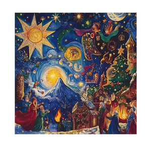 Christmas Wooden Piggy Bank Puzzle