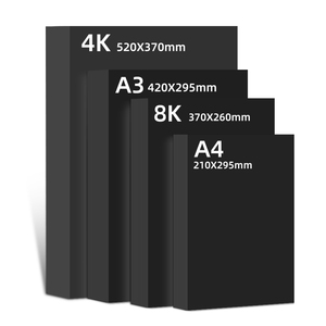 Wood Pulp High Stiffness Black Craft Paperboard