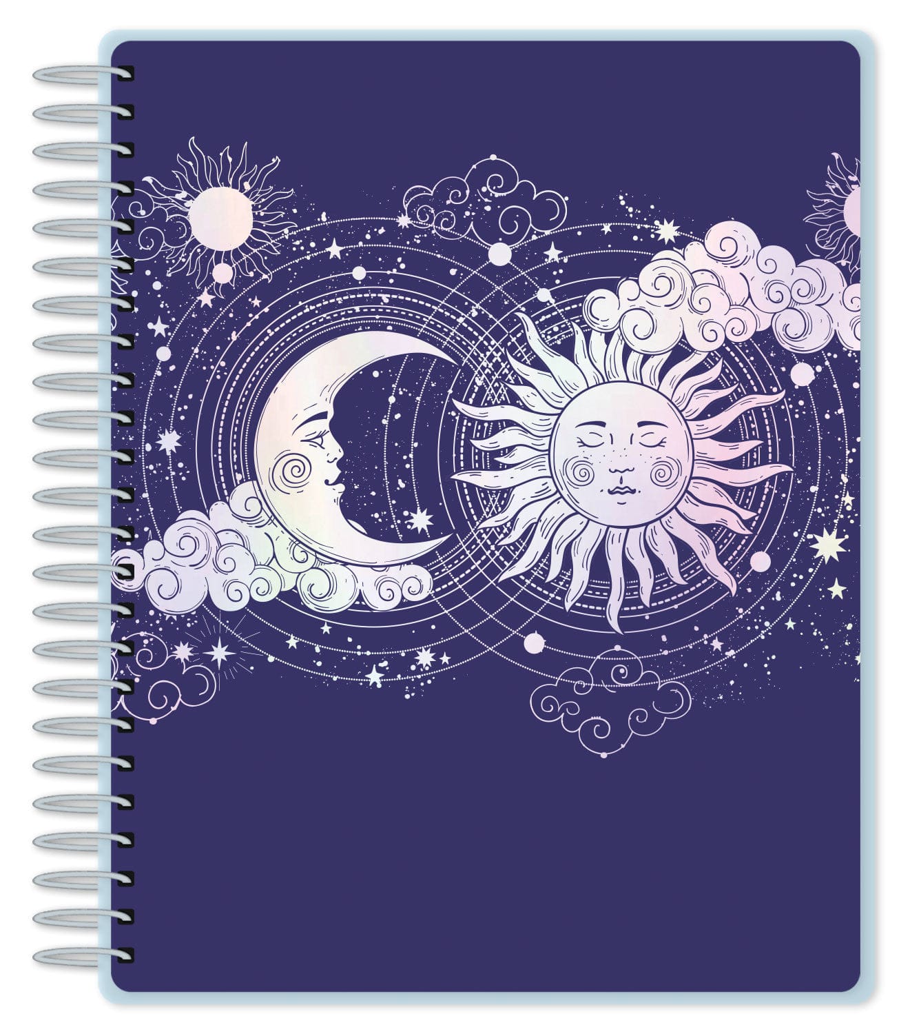 Celestial Sun and Moon laminated planner tab dividers